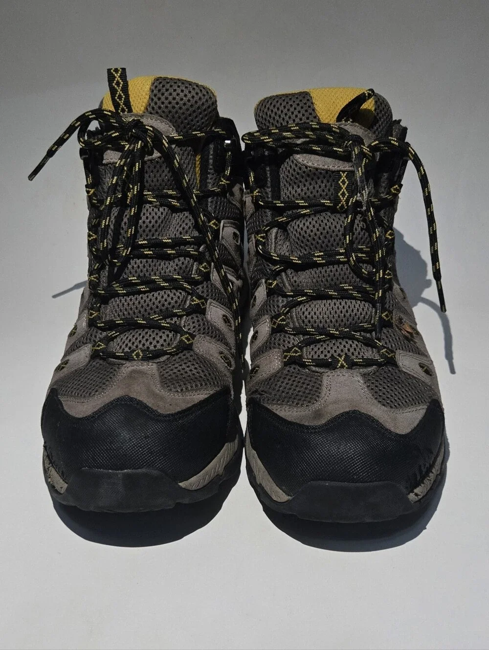 ​Eddie Bauer Redlodge Mid Hiking Boots Mens 11 Brown Waterproof Trail Shoes